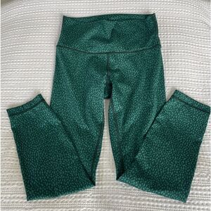 Lululemon Wunder Under Hi-Rise Miss Mosaic Hunter Green Size 6